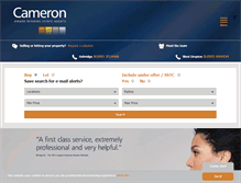Tablet Screenshot of cameron-group.co.uk